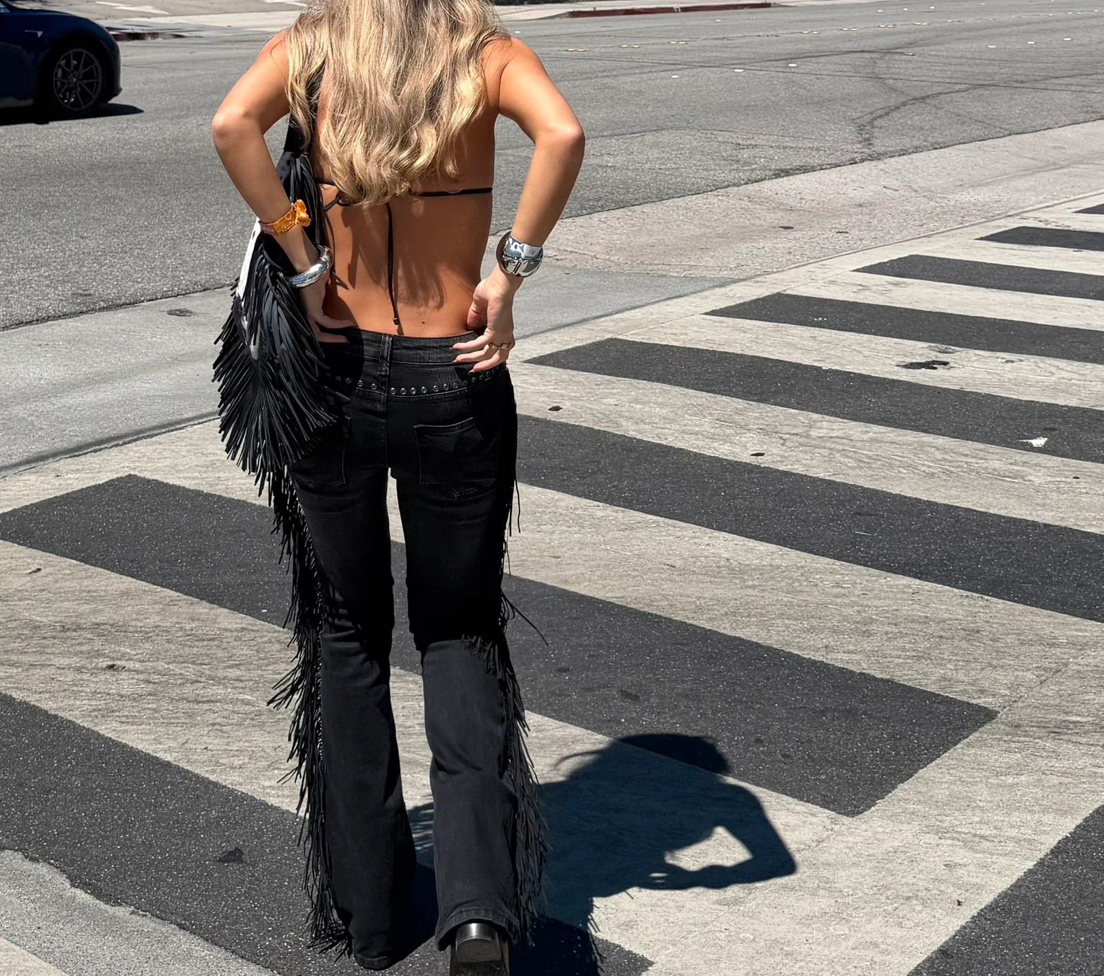 Jaded London Fringe Jeans
